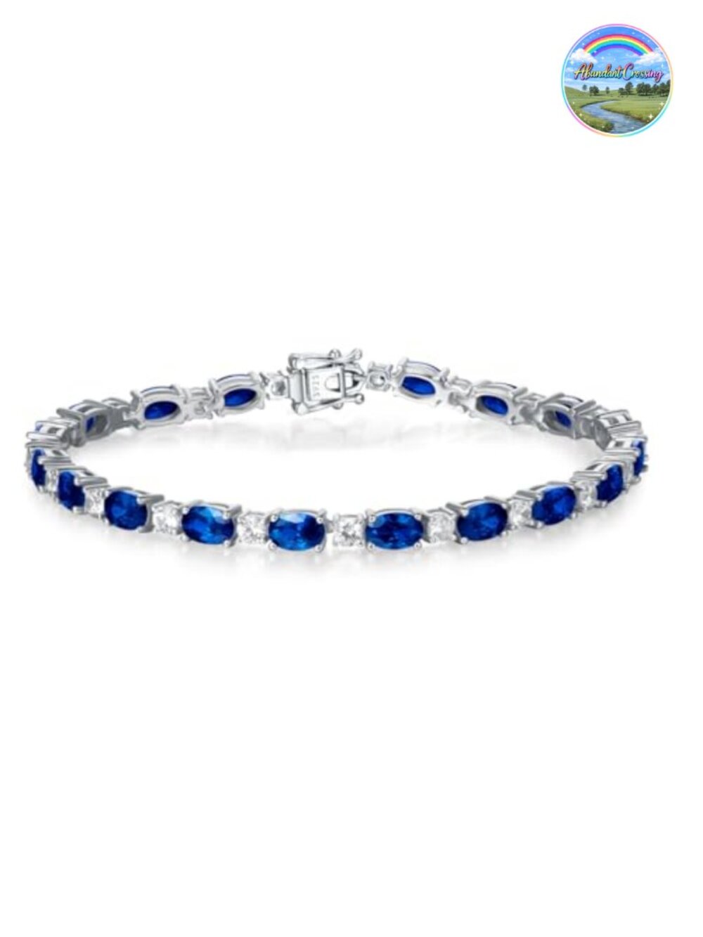 Sterling Silver Birthstone Tennis Bracelet